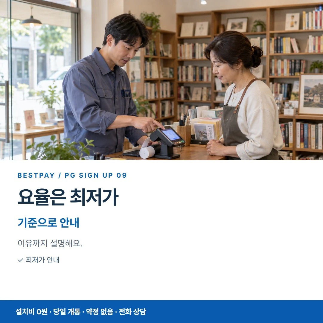 PG가입 · 요율은 최저가 기준으로 안내 카드뉴스 9